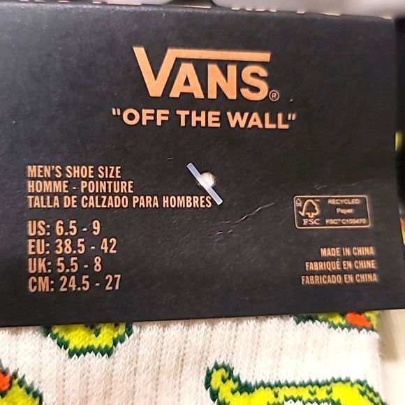 Vans Warmer Crew Sock- Antique White - Picture 7 of 7